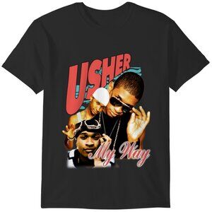 Vintage Usher My Way Classic Retro Style Music Fan Gift Graphic T-Shirt 92